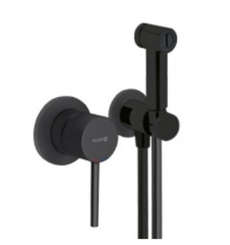 Гигиенический душ KLUDI BOZZ BLACK 389983976 со смесителем со встраиваемой частью